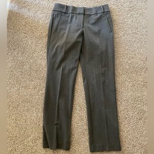 LOFT Dark Grey Juliet Straight Pants